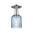 Innovations Bridal Veil 1Lt 5" Semi-Flush, PN/Blue - 716-1C-PN-G559-5BL