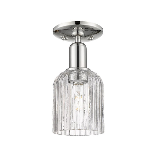 Innovations Bridal Veil 1Lt 5" Semi-Flush, PN/Clear - 716-1C-PN-G559-5CL