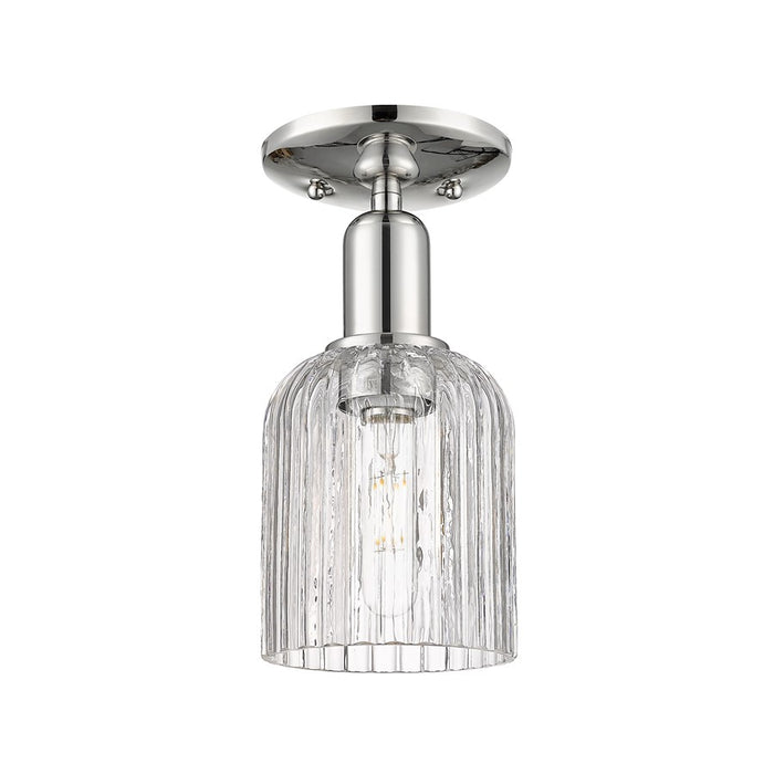 Innovations Bridal Veil 1Lt 5" Semi-Flush, PN/Clear - 716-1C-PN-G559-5CL