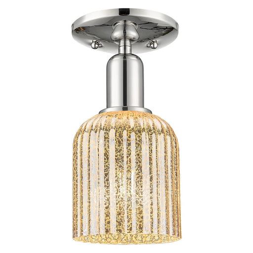 Innovations Bridal Veil 5" Semi-Flush, PN/Merc - 716-1C-PN-G559-5ME