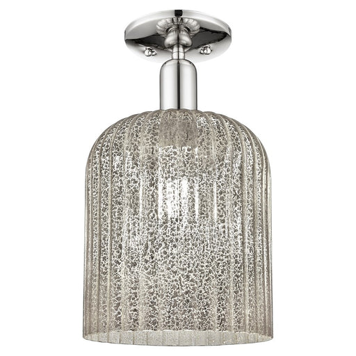 Innovations Bridal Veil 8" Semi-Flush, PN/Merc - 716-1C-PN-G559-8ME