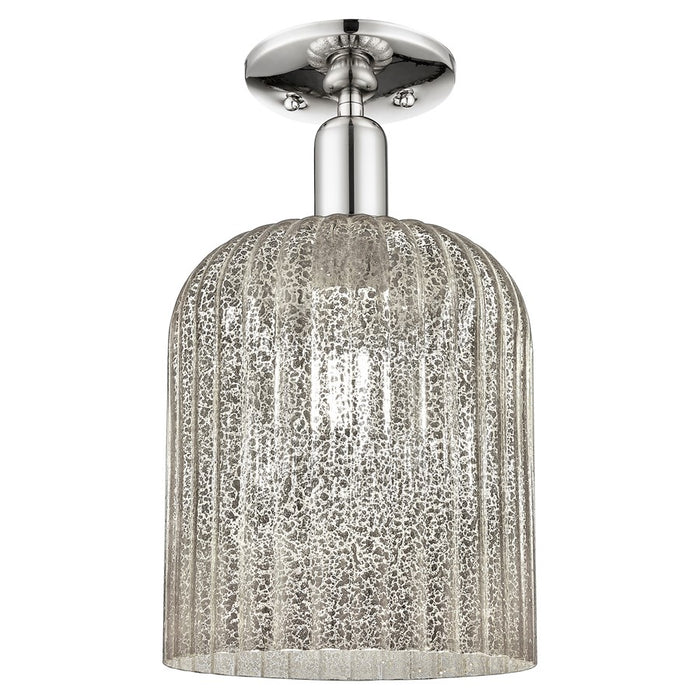 Innovations Bridal Veil 8" Semi-Flush, PN/Merc - 716-1C-PN-G559-8ME