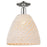 Innovations Natural Ballston Dome 12" Semi-Flush, PN - 716-1C-PN-NBD-12-NAT