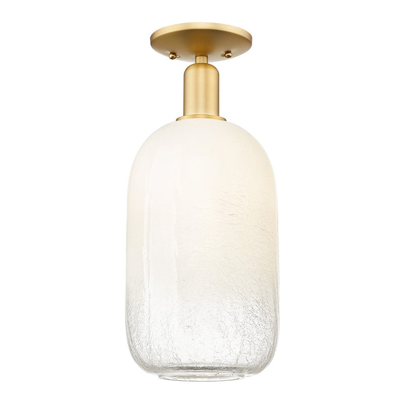 Innovations Brookhaven Cloche 1Lt 7" Semi-Flush, Gold/Opal - 716-1C-SG-G482-7OP