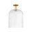 Innovations Bridal Veil 1Lt 12" Semi-Flush, Gold/Seed - 716-1C-SG-G559-12SDY