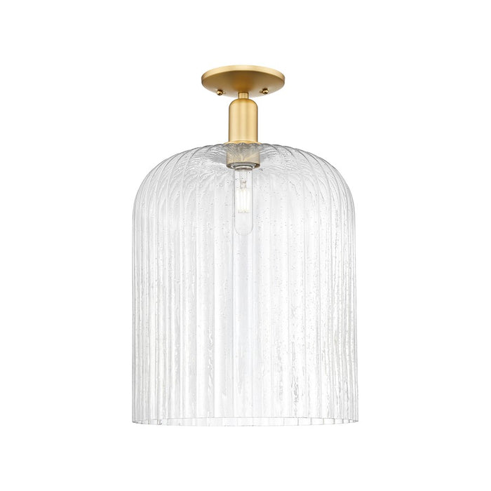Innovations Bridal Veil 1Lt 12" Semi-Flush, Gold/Seed - 716-1C-SG-G559-12SDY