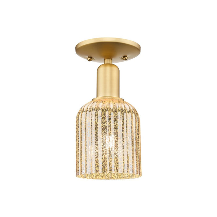 Innovations Bridal Veil 1Lt 5" Semi-Flush, Gold/Mercury - 716-1C-SG-G559-5ME