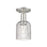 Innovations Bridal Veil 1Lt 5" Semi-Flush, SN/Clear - 716-1C-SN-G559-5CL