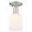 Innovations Bridal Veil 5" Semi-Flush, Satin Nickel/White - 716-1C-SN-G559-5GWH
