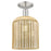 Innovations Bridal Veil 8" Semi-Flush, Satin Nickel/Mercury - 716-1C-SN-G559-8ME