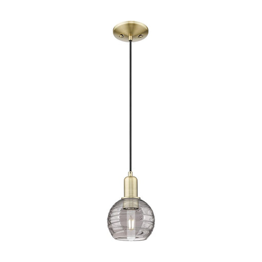 Innovations Athens DS 1Lt 6" Cord Mini Pendant, AB/SDS - 716-1P-AB-G1213-6SM