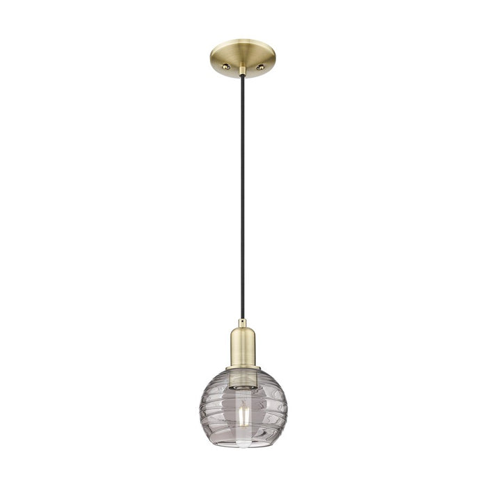 Innovations Athens DS 1Lt 6" Cord Mini Pendant, AB/SDS - 716-1P-AB-G1213-6SM