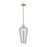 Innovations Chelsea 1Lt 8" Cord Mini Pendant, AB/Smoke - 716-1P-AB-G456-8SM