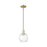 Innovations Preston 1Lt 7" Globe Cord Mini Pendant, AB/CL - 716-1P-AB-G458-7CL