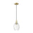 Innovations Preston 1Lt 6" Bell Cord Mini Pendant, AB/Clear - 716-1P-AB-G459-6CL