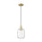 Innovations Preston 1Lt 7" Jar Cord Mini Pendant, AB/CL Jar - 716-1P-AB-G460-7CL