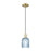 Innovations Bridal Veil 1Lt 5" Cord Mini Pendant, AB/Blue - 716-1P-AB-G559-5BL