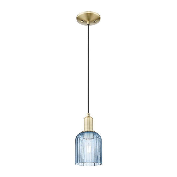 Innovations Bridal Veil 1Lt 5" Cord Mini Pendant, AB/Blue - 716-1P-AB-G559-5BL