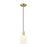 Innovations Bridal Veil 1Lt 5" Cord Mini Pendant, AB/GW - 716-1P-AB-G559-5GWH