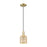 Innovations Bridal Veil 1Lt 5" Cord Mini Pendant, AB/MC - 716-1P-AB-G559-5ME