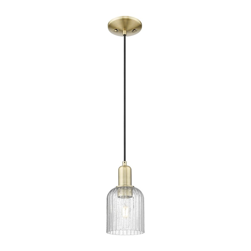 Innovations Bridal Veil 1Lt 5" Cord Mini Pendant, AB/Seed - 716-1P-AB-G559-5SDY