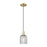 Innovations Bridal Veil 1Lt 5" Cord Mini Pendant, AB/Smoke - 716-1P-AB-G559-5SM