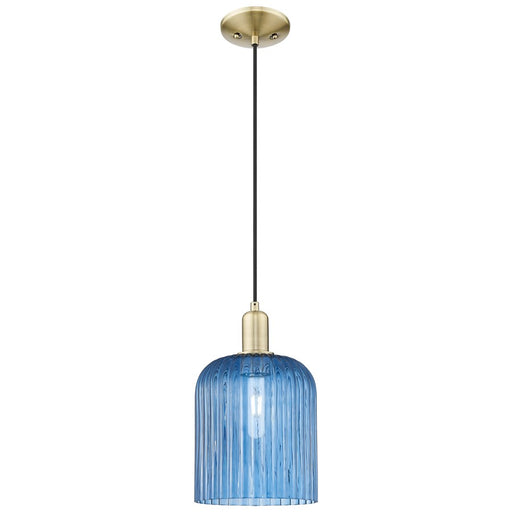 Innovations Bridal Veil 1Lt 8" Cord Mini Pendant, AB/Blue - 716-1P-AB-G559-8BL