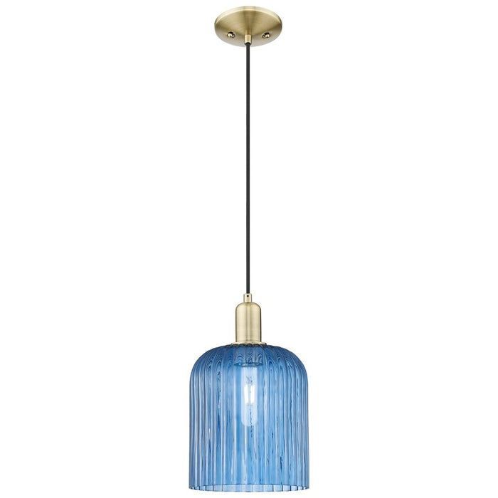 Innovations Bridal Veil 1Lt 8" Cord Mini Pendant, AB/Blue - 716-1P-AB-G559-8BL
