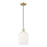 Innovations Bridal Veil 1Lt 8" Cord Mini Pendant, AB/GW - 716-1P-AB-G559-8GWH