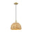 Innovations NB Dome 1Lt 12" Cord Mini Pendant, AB/NF - 716-1P-AB-NBD-12-NAT
