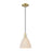 Innovations NB Dome 1Lt 8" Cord Mini Pendant, AB/NF - 716-1P-AB-NBD-75-NAT