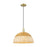 Innovations NB Dome 1Lt Cord Mini Pendant/16" AB/NF - 716-1P-AB-NBD2-16-NAT