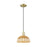 Innovations NB Dome 1Lt 9" Cord Mini Pendant, AB/Nat - 716-1P-AB-NBD2-9-NAT