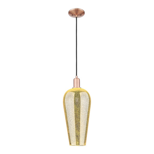Innovations Chelsea 1Lt 8" Cord Mini Pendant, CP/MC - 716-1P-AC-G456-8ME