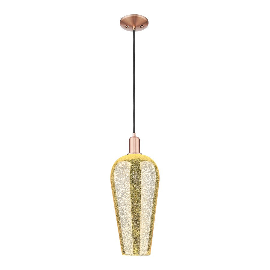 Innovations Chelsea 1Lt 8" Cord Mini Pendant, CP/MC - 716-1P-AC-G456-8ME