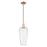 Innovations Chelsea 1Lt 8" Cord Mini Pendant, Copper/Seedy - 716-1P-AC-G456-8SDY