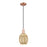 Innovations Preston 1Lt 6" Bell Cord Mini Pendant, CP/MC - 716-1P-AC-G459-6ME