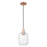 Innovations Preston 1Lt 7" Jar Cord Mini Pendant, CP/CL Jar - 716-1P-AC-G460-7CL
