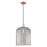 Innovations Bridal Veil 1Lt 12" Cord Mini Pendant, CP/SM - 716-1P-AC-G559-12SM