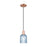 Innovations Bridal Veil 1Lt 5" Cord Mini Pendant, CP/BL - 716-1P-AC-G559-5BL