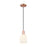 Innovations Bridal Veil 1Lt 5" Cord Mini Pendant, CP/GW - 716-1P-AC-G559-5GWH