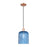 Innovations Bridal Veil 1Lt 8" Cord Mini Pendant, CP/BL - 716-1P-AC-G559-8BL
