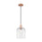 Innovations Bridal Veil 1Lt 8" Cord Mini Pendant, CP/Clear - 716-1P-AC-G559-8CL