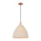 Innovations NB Dome 1Lt 16" Cord Mini Pendant, CP/NF - 716-1P-AC-NBD-16-NAT