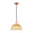 Innovations NB Dome 1Lt Cord Mini Pendant/12" CP/NF - 716-1P-AC-NBD2-12-NAT