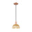 Innovations NB Dome 1Lt 8" Cord Mini Pendant/CP/NF - 716-1P-AC-NBD2-75-NAT