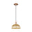 Innovations NB Dome 1Lt 9" Cord Mini Pendant, Copper/Nat - 716-1P-AC-NBD2-9-NAT