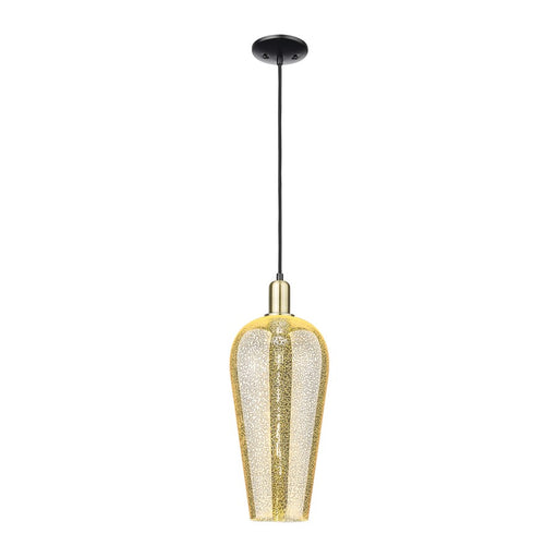 Innovations Chelsea 1Lt 8" Cord Mini Pendant, BKBS/Mercury - 716-1P-BAB-G456-8ME
