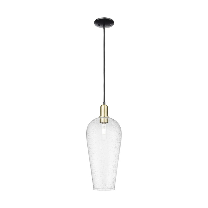 Innovations Chelsea 1Lt 8" Cord Mini Pendant, BKBS/Seed - 716-1P-BAB-G456-8SDY
