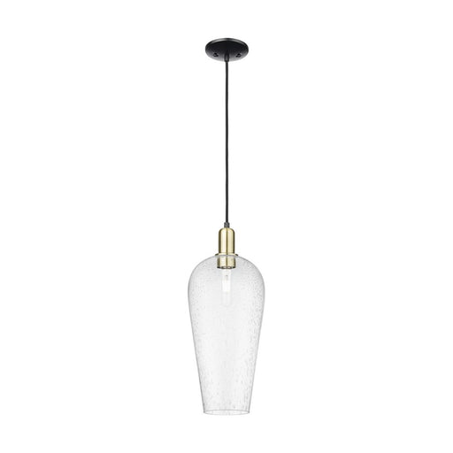 Innovations Chelsea 1Lt 8" Cord Mini Pendant, BKBS/Seed - 716-1P-BAB-G456-8SDY
